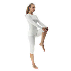 UYN Fusyon Cashmere 3/4 Funktionshose Damen optical white/cream S/M