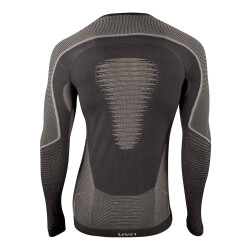 UYN Energyon langarm Funktionsshirt Herren dark grey melange L/XL