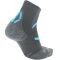 UYN Low Cut Trekkingsocken doppellagig Damen anthracite/turquoise 35-36