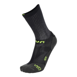 UYN Aero Fahrradsocken black/lime 39-41