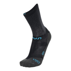 UYN Aero Fahrradsocken black/turquoise 35-38