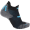 UYN Laufsocken doppellagig Herren black/turquoise 35-38