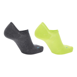 2er Pack UYN Sneakersocken 4.0 anthracite mel/lime 37-38