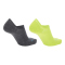 2er Pack UYN Sneakersocken 4.0 anthracite mel/lime 37-38