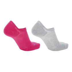 2er Pack UYN Sneakersocken 4.0 light grey mel/pink 35-36