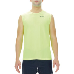 UYN Airstream ärmelloses Laufshirt Herren yellow fluo S