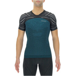 UYN Alpha Coolboost kurzarm Laufshirt Herren agua/dawn...