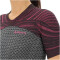 UYN Alpha Coolboost kurzarm Laufshirt Damen dawn grey/pink gloss L