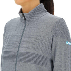 UYN Natural Training Full-Zip Funktionsshirt Damen grey melange XS