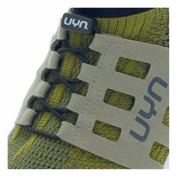 UYN Nature Tune Slip-on Sneaker aus Merinowolle Herren sage/carbon 39