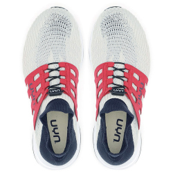 UYN Nature Tune Slip-on Sneaker aus Merinowolle Damen pearl grey/carbon/cherry 35