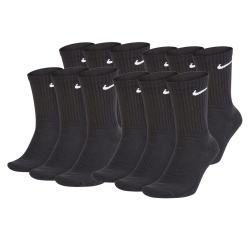 12er Pack NIKE Everyday Cushion Crew Trainingssocken black/white 34-38