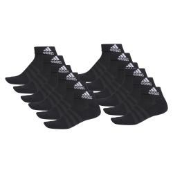 12er Pack adidas Cushioned Ankle Socken black M (40-42)