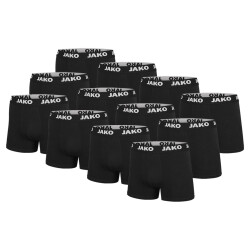 12er Pack JAKO Boxershorts Basic schwarz L
