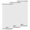 3er Pack NIKE Fundamental Handtuch 101 white/black M
