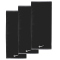 3er Pack NIKE Fundamental Handtuch 010N black/white L