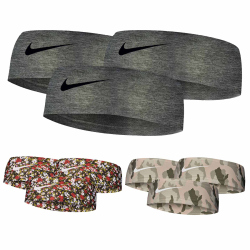 3er Pack NIKE Fury Headband 2.0 Stirnband