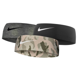 3er Pack NIKE Fury Headband 2.0 Stirnband