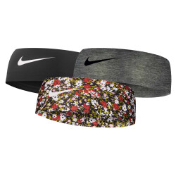 3er Pack NIKE Fury Headband 2.0 Stirnband