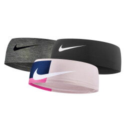 3er Pack NIKE Fury Headband 2.0 Stirnband