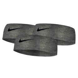 3er Pack NIKE Fury Headband 2.0 Stirnband 060 charcoal...