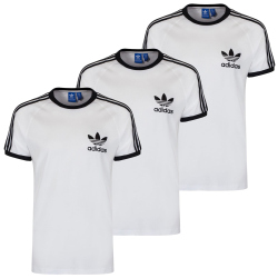 3er Pack adidas Originals 3-Stripes Trefoil T-Shirt
