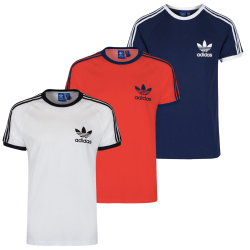 3er Pack adidas Originals 3-Stripes Trefoil T-Shirt