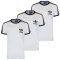 3er Pack adidas Originals 3-Stripes Trefoil T-Shirt