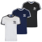 3er Pack adidas Originals 3-Stripes Trefoil T-Shirt