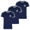 3er Pack adidas Originals 3-Stripes Trefoil T-Shirt