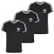 3er Pack adidas Originals 3-Stripes Trefoil T-Shirt