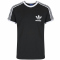 3er Pack adidas Originals 3-Stripes Trefoil T-Shirt schwarz S