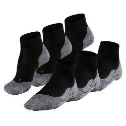 3er Pack FALKE RU4 Laufsocken black/mix 39-41