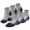 3er Pack FALKE RU4 Laufsocken lightgrey 39-41