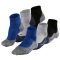 3er Pack FALKE RU4 Laufsocken grey/black/blue 39-41
