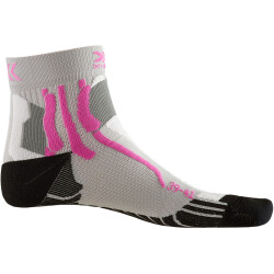 3er Pack X-SOCKS Run Speed Two Laufsocken Damen pearl grey /opal black 35-36