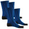 2er Pack X-SOCKS Trek X Merino Trekkingsocken lake blue melange/dolomite grey 35-38