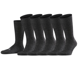 5er Pack FALKE Walkie Ergo Wandersocken anthra.mel 35-36