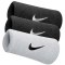 3er Pack NIKE Swoosh Doublewide Schwei&szlig;b&auml;nder black/black/white