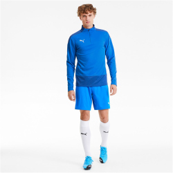 PUMA teamGOAL 23 Training 1/4-Zip Top electric blue lemonade/team power blue 3XL