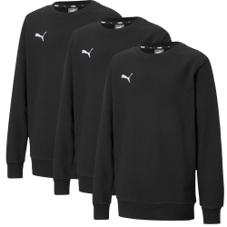 3er Pack PUMA teamGOAL 23 Casuals Crew Neck Sweatshirt...