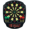 carromco Elektronik Dartscheibe Striker 401 mit Adapter 3-Loch Abstand und 3 Soft-Darts