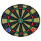 carromco Elektronik Dartscheibe Striker 401 mit Adapter 3-Loch Abstand und 3 Soft-Darts