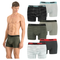 2er Pack PUMA Spacedye Stripe Boxershorts Herren