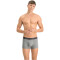 2er Pack PUMA Basic Trunk Boxershorts dark grey melange / black S