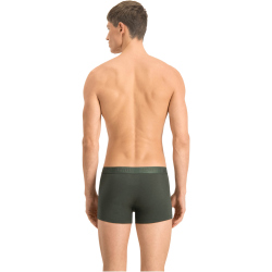 2er Pack PUMA Basic Trunk Boxershorts green melange S