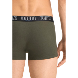 2er Pack PUMA Basic Trunk Boxershorts dark green combo XL