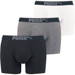 3er Pack PUMA Premium Sueded Cotton Boxershorts white /...