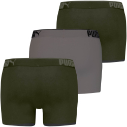 3er Pack PUMA Premium Sueded Cotton Boxershorts dark green combo S