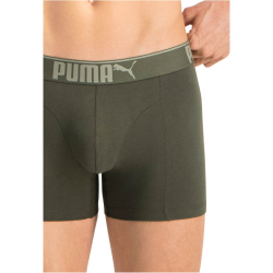 3er Pack PUMA Premium Sueded Cotton Boxershorts dark green combo M